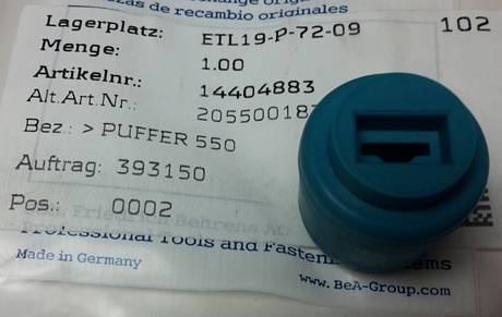 Puffer Bumper für 97/25 - 550,14404883