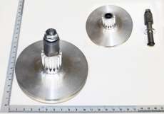 Keilriemenscheibe Alu inkl. Nadellager & Lagerbolzen,