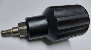 Handgriff lang mit M6x16mm Gewindebolzen, 62205111