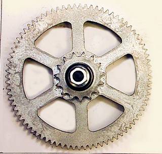 Zahnradscheibe Alu kpl.,71370028