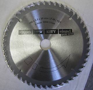 Sägeblatt HW 160x20mm Z 48